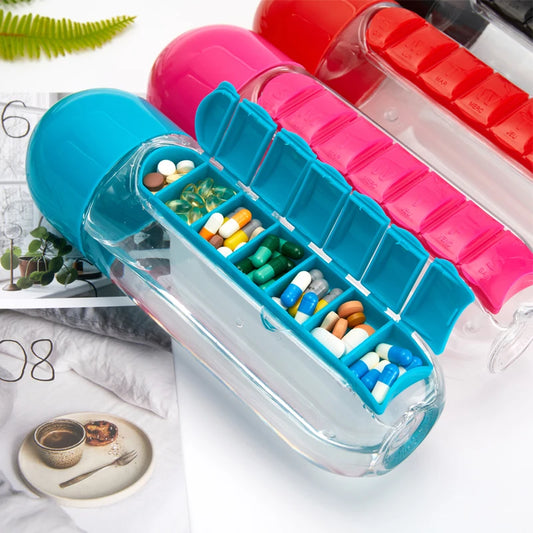 7-Day Pill Organizer Bottle