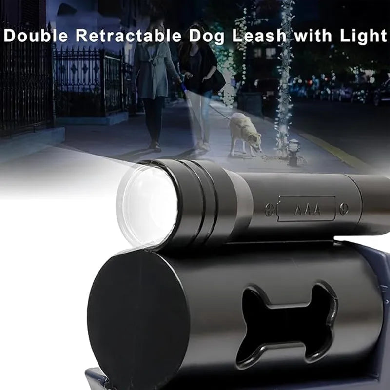 Dual Retractable Dog Leash