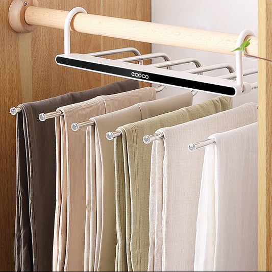 Multi-Layer Pants & Scarf Organizer – Space Saving Closet Hanger