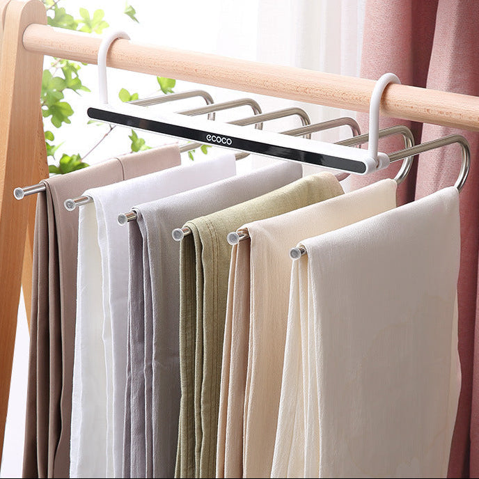 Multi-Layer Pants & Scarf Organizer – Space Saving Closet Hanger