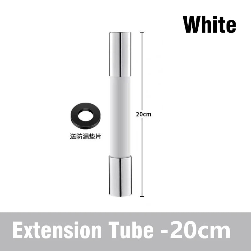 Flexible 360° Rotatable Faucet Extension Tube