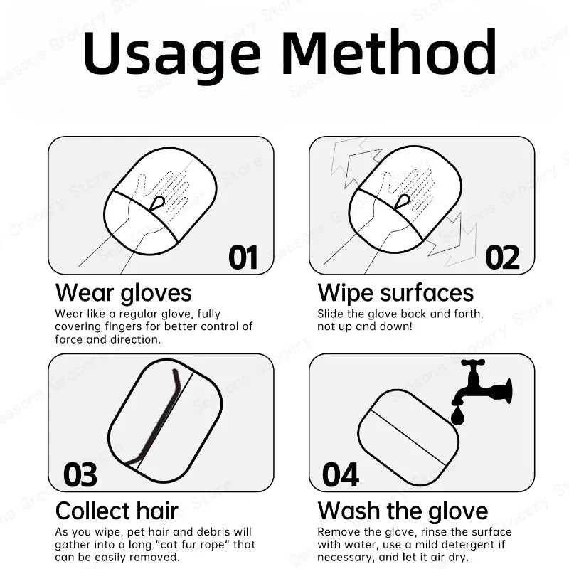 Pet Hair Removal Glove