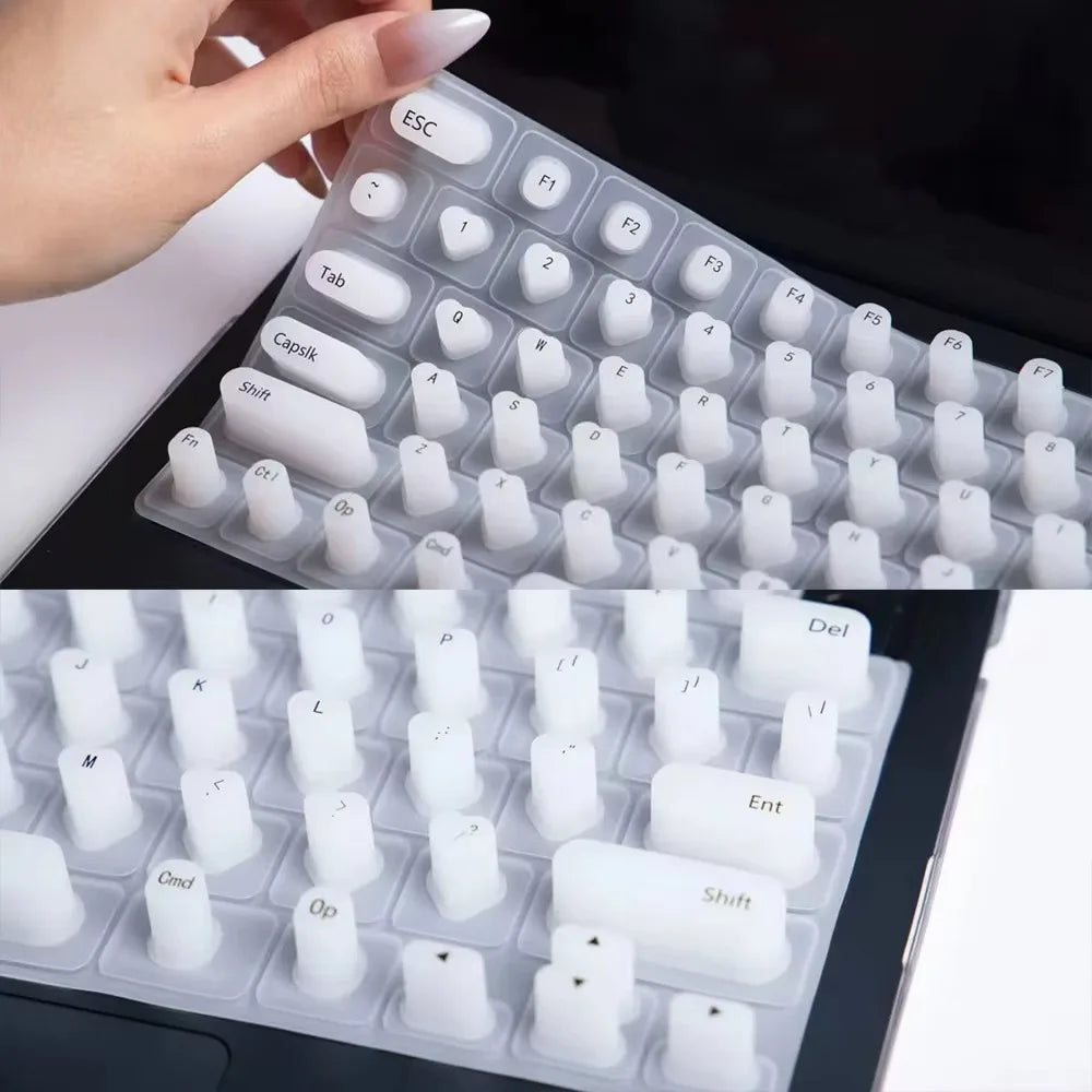 Retro Silicone Keyboard Cover