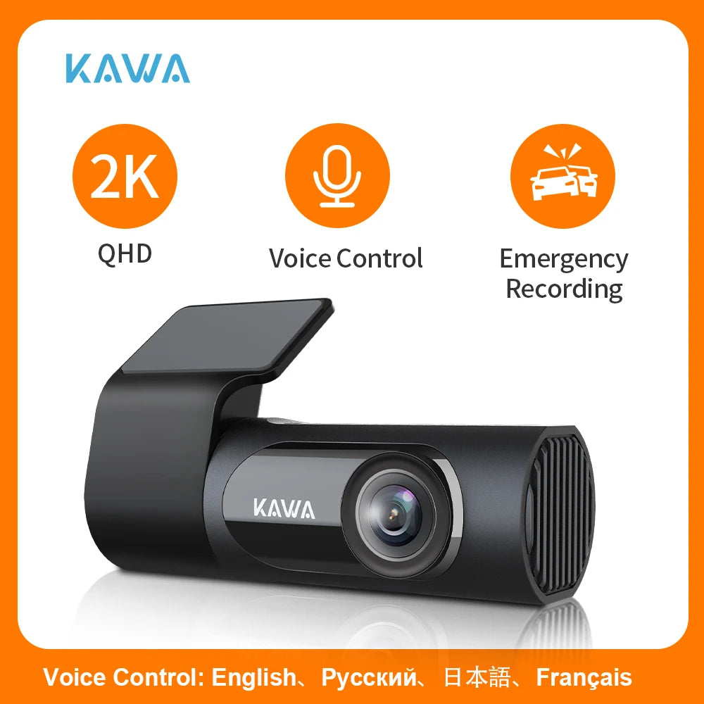 2K Smart Voice Dashcam