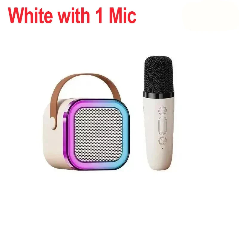 Mini Bluetooth Karaoke Speaker with Wireless Mic Set