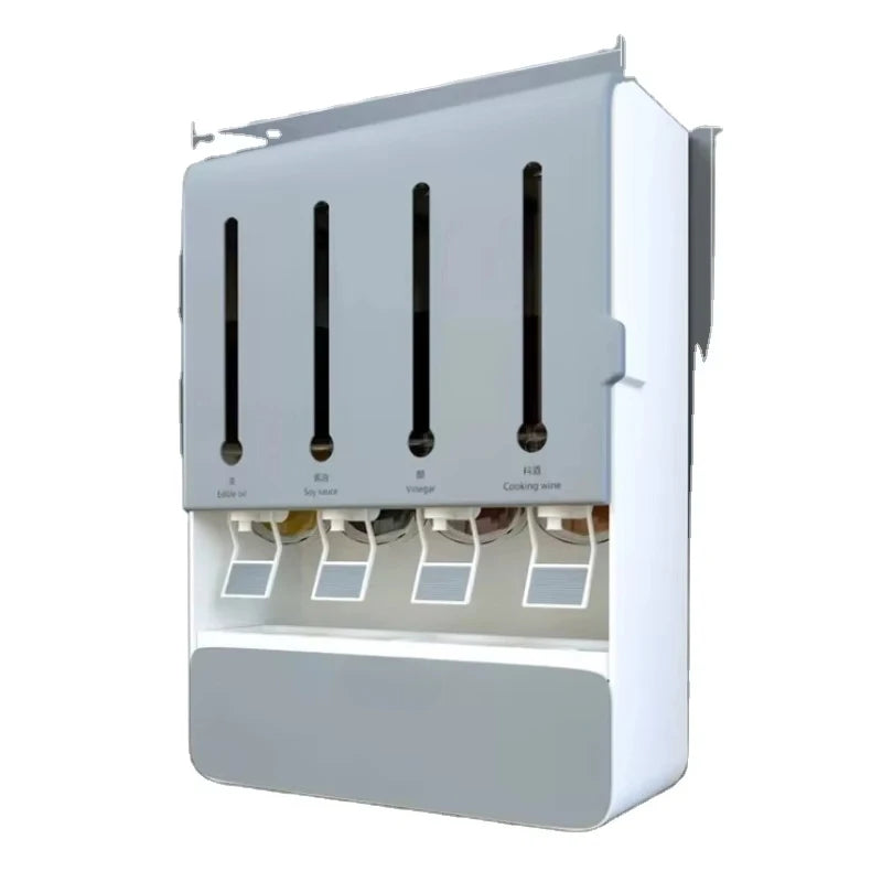 Wall-Mounted Seasoning & Oil Dispenser
