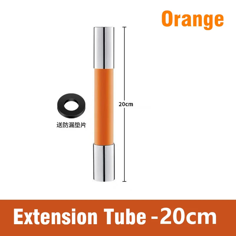 Flexible 360° Rotatable Faucet Extension Tube