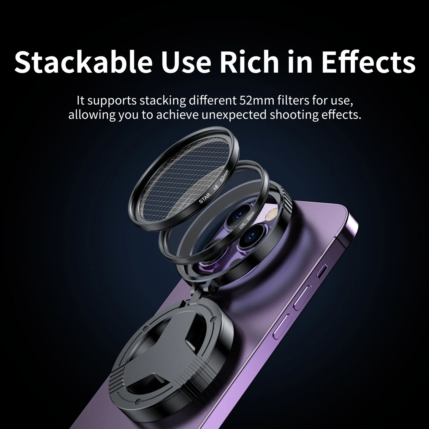 Magnetic Phone Filter Mount