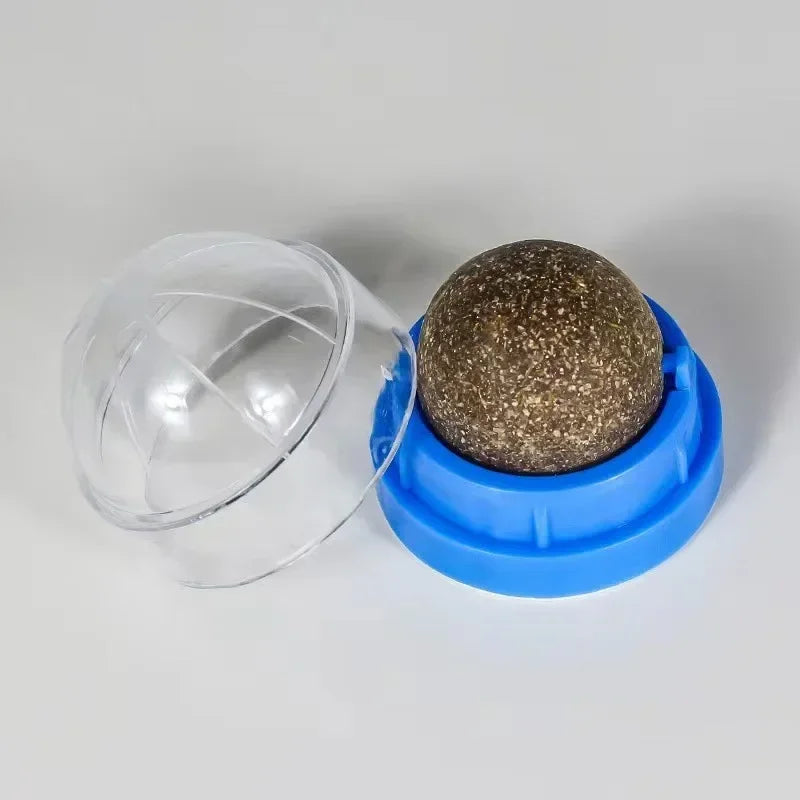 Natural Catnip Licking Ball | Interactive Cat Treat