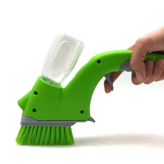 Handheld Soap Dispensing Scrub Brush