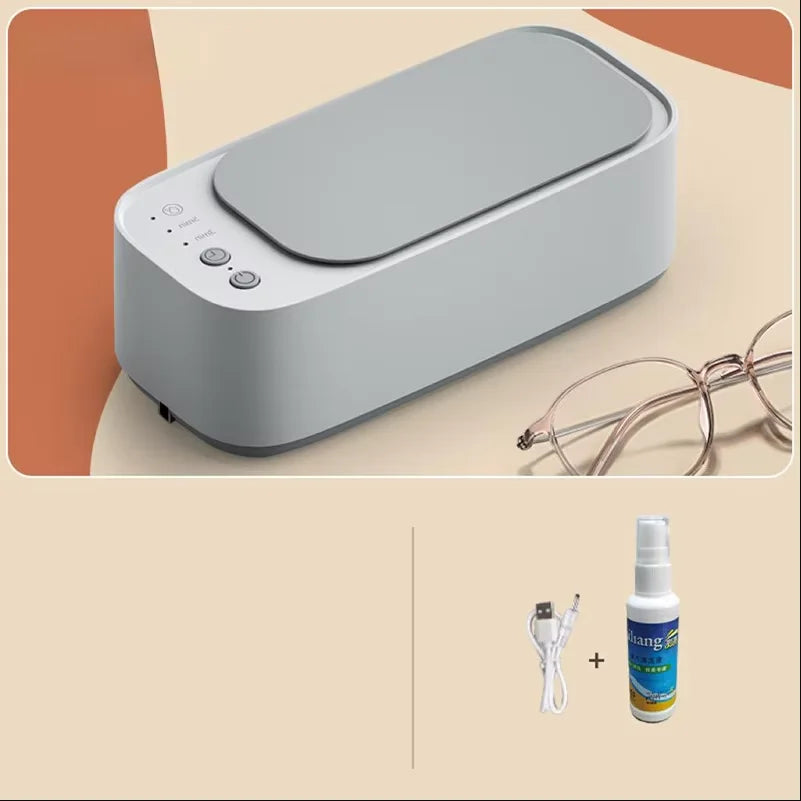 Ultrasonic Jewelry & Glasses Cleaner – Portable 45kHz Device
