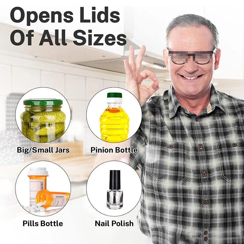 Under-Cabinet Jar Opener – Hands-Free Lid Remover