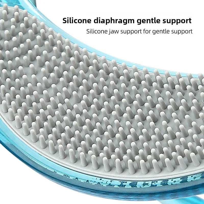 360° Adjustable Neck Support Brace – Silicone Comfort Lifting Band