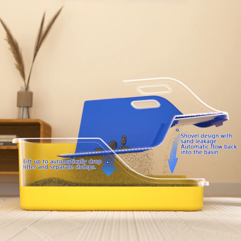 Self-Clean Cat Litter Box