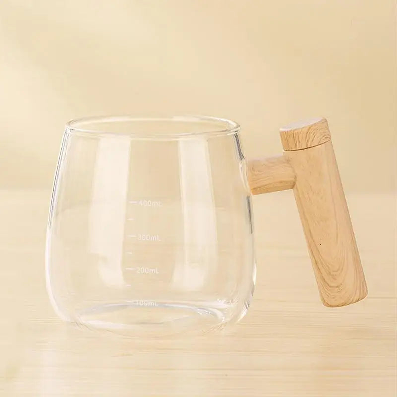 Automatic Self-Stirring Glass Mug