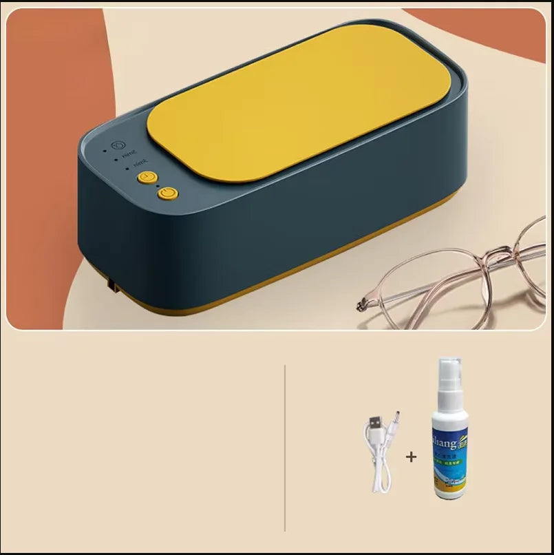 Ultrasonic Jewelry & Glasses Cleaner – Portable 45kHz Device