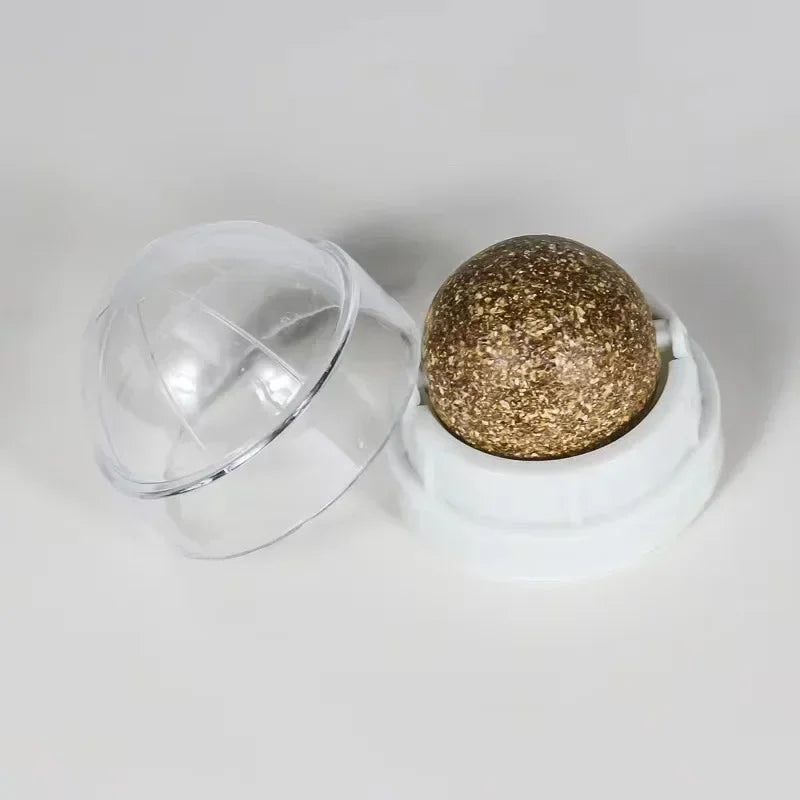 Natural Catnip Licking Ball | Interactive Cat Treat