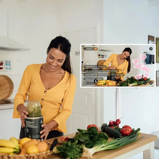 Wireless Screen Casting Display with Stand