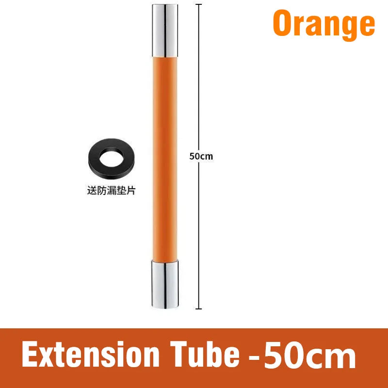 Flexible 360° Rotatable Faucet Extension Tube