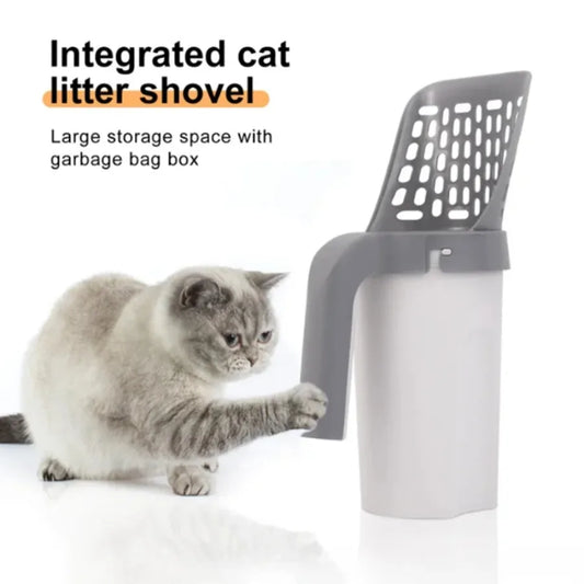 Cat Litter Scoop with Waste Container
