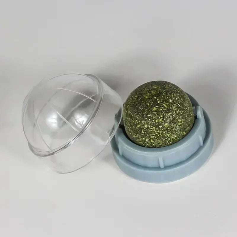 Natural Catnip Licking Ball | Interactive Cat Treat