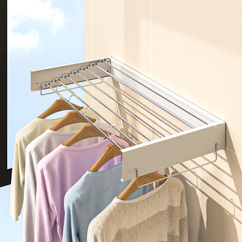 Adjustable Wall-Mounted Drying Rack