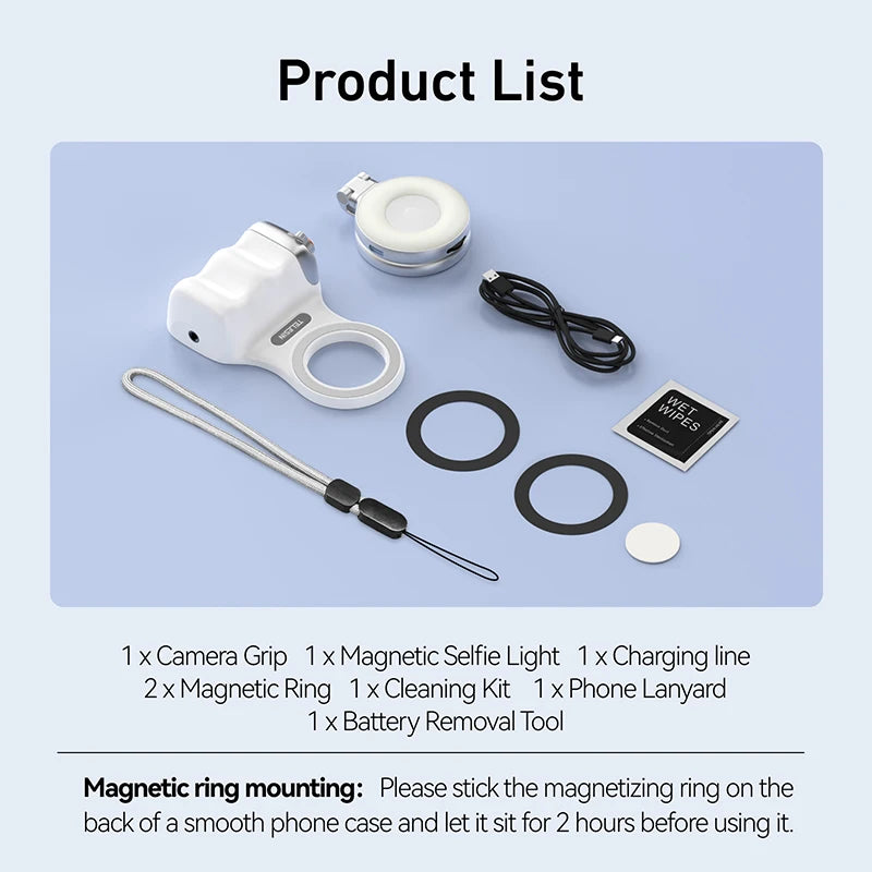 Magnetic Camera Grip Kit