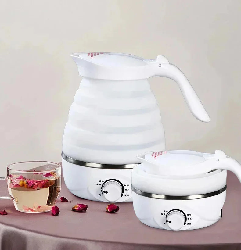 Foldable Electric Travel Kettle – Multi-Function Silicone Boiler