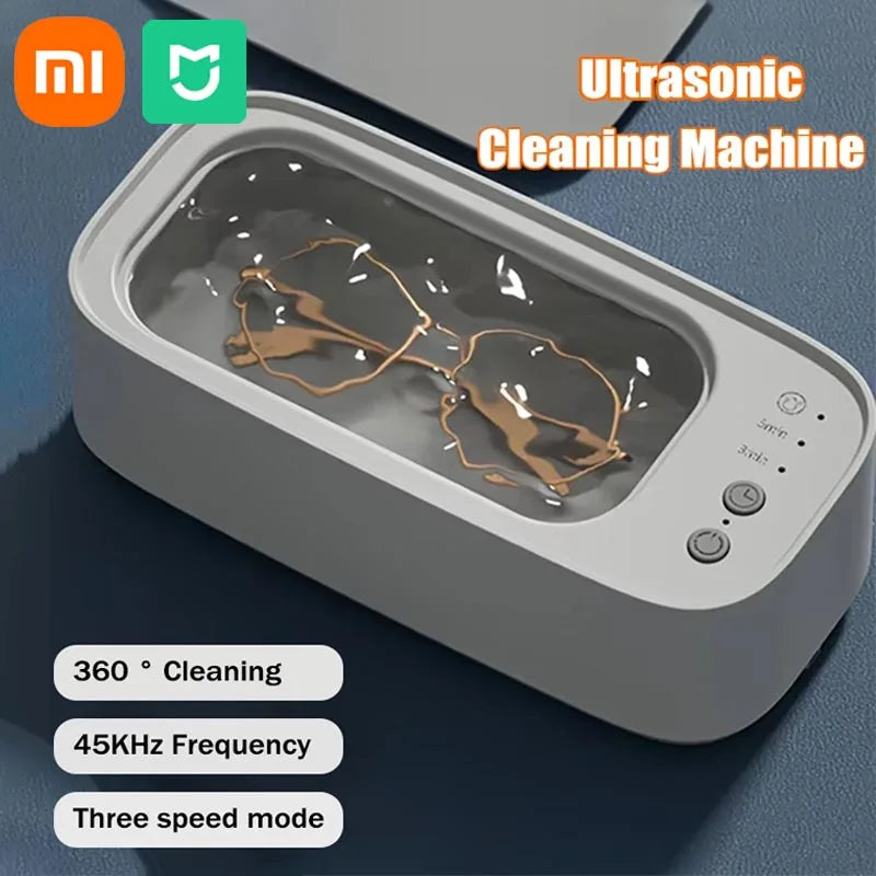 Ultrasonic Jewelry & Glasses Cleaner – Portable 45kHz Device