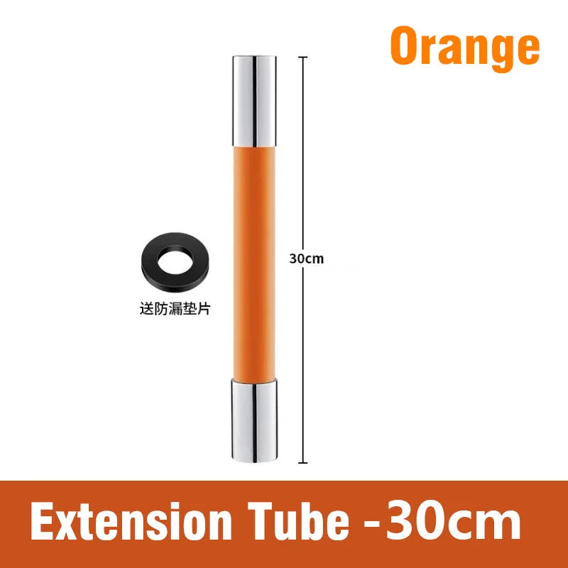 Flexible 360° Rotatable Faucet Extension Tube