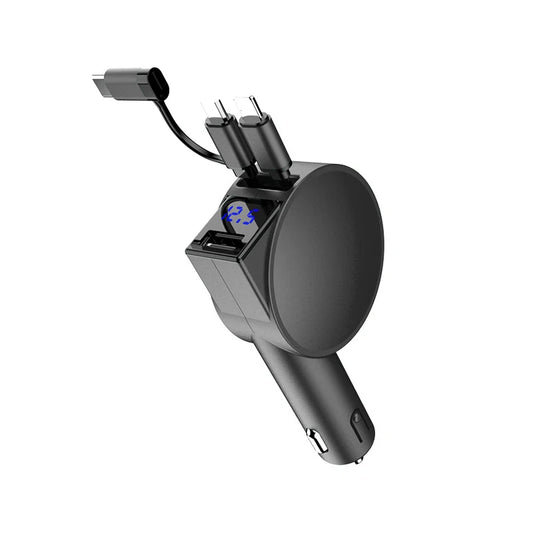 3-in-1 Retractable Car Charger