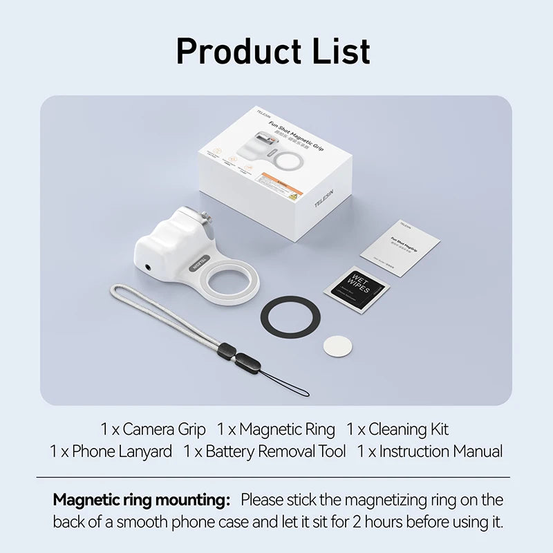 Magnetic Camera Grip Kit
