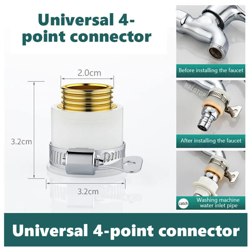 Flexible 360° Rotatable Faucet Extension Tube