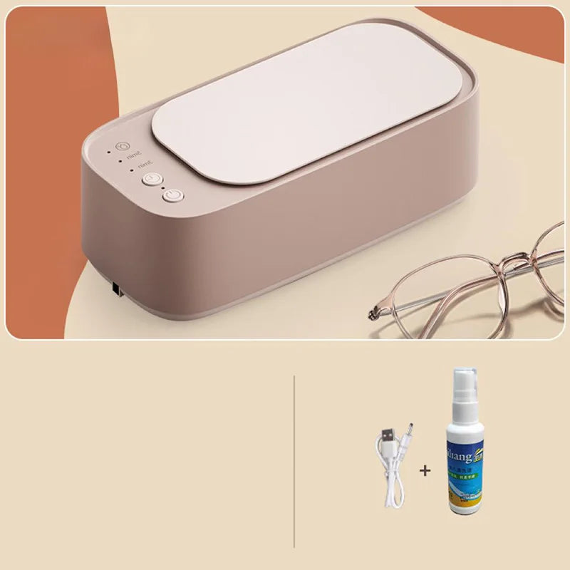 Ultrasonic Jewelry & Glasses Cleaner – Portable 45kHz Device