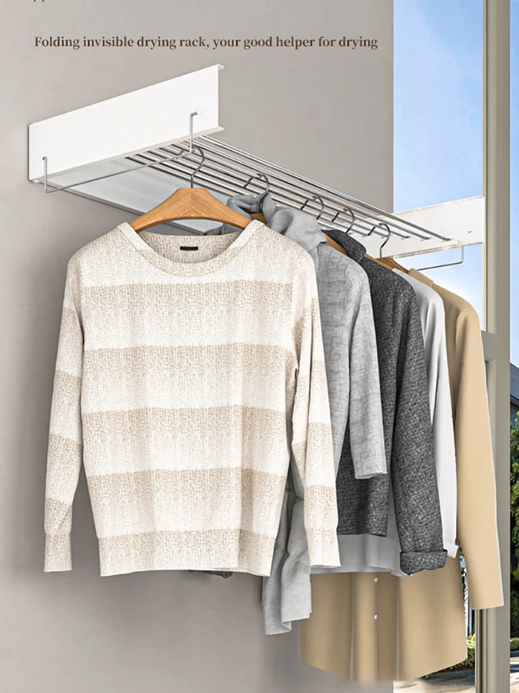 Adjustable Wall-Mounted Drying Rack