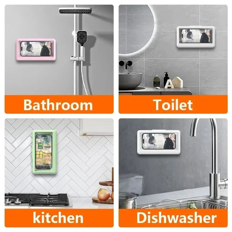 Waterproof Wall-Mounted Shower Phone Holder (3PCS Set)
